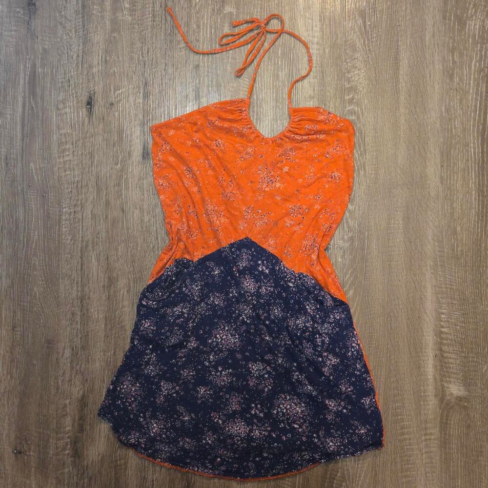 Roxy y2k halter mini dress